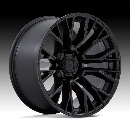 Fuel Rebar 6 D847 Blackout Custom Truck Wheels 1